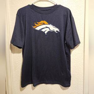 NFL Team Apparel Dark Blue Denver BRONCOS Shirt Size XXL 18